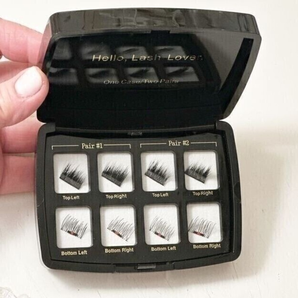 One Two Lash Magnetic Lashes BOLD ACCENT Black NEW - Picture 5 of 15
